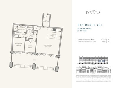 The Della Floorplan 206