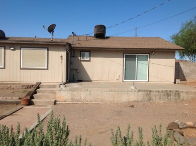 Rear elevation of home