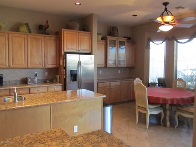Kitchen Eat In with Built in Buffet Area