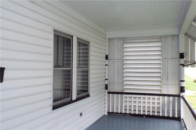 Large and lovely covered front porch.
