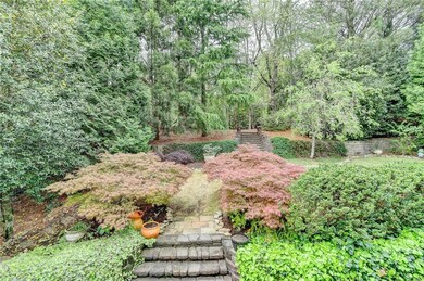 View of gorgeous, lush, private yard