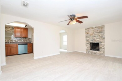 Family Room and Kitchen