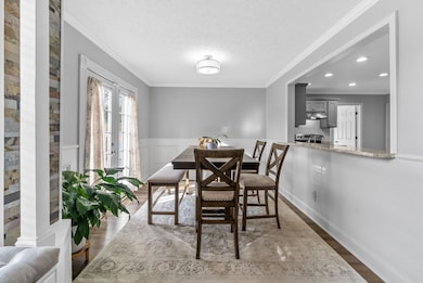 Dedicated dining room is perfect for entertaining and easy access to the back deck as well.