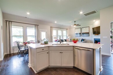 Amazing kitchen for entertaining. 10 ft ceilings throughout much of the home!
