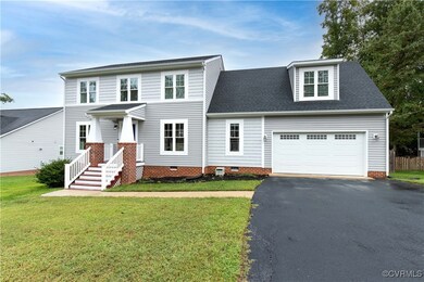 The exterior of this stunning home offers low main