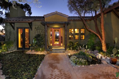 Front Door and Courtyard