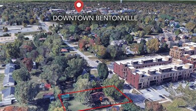 Approx 0.7 mile from the Bentonville Square