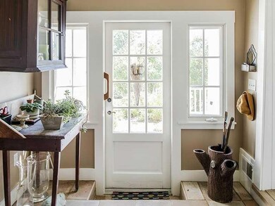 Mudroom. Fabulous mudroom off kitchen.