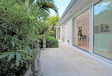 Patio outside of kitchen