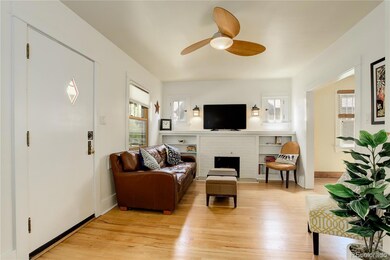 The spacious living room.