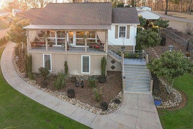 Lake Side View of Main Home 