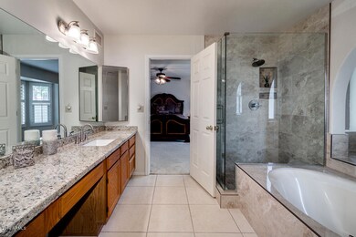 Remodeled master bathroom