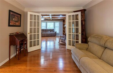 Wonderful Formal Living with beautiful wood floors