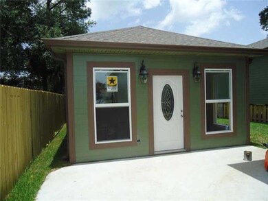 Photo. front view of additional 750 sq ft  detache