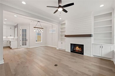 Great room comes with fireplace