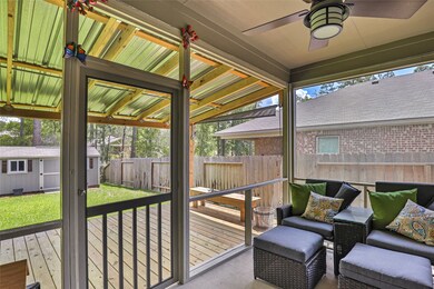 Screened in patio