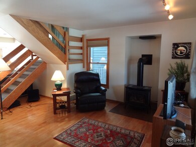Living Room w/wood Stove