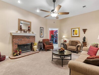 Cozy living room with tall ceilings, recessed ligh