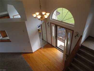 View of foyer from loft
