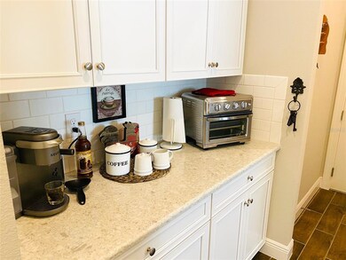 Breakfast/coffee bar is the perfect spot to start 