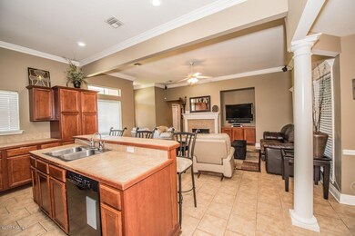 Open Kitchen - Den View