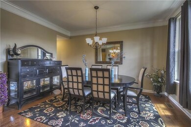 Imagine enjoying holiday meals with family in this beautiful dining room!