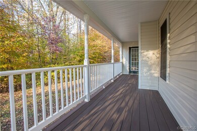 Width of the wrap around porch