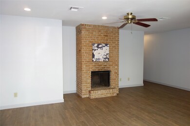 Sleek and spacious living room with porcelain tile