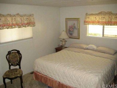 Freshly painted bedroom.