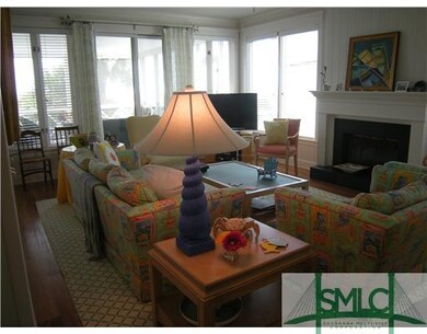 Living Room. Updated with beadboard walls, pine fl