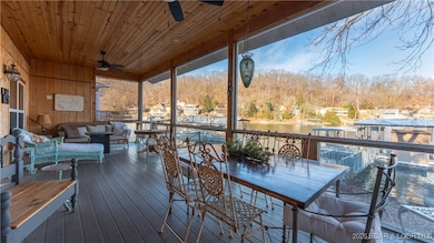 Covered Porch, Lakeside, Off main Living area