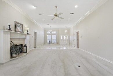 Living Room with Fireplace