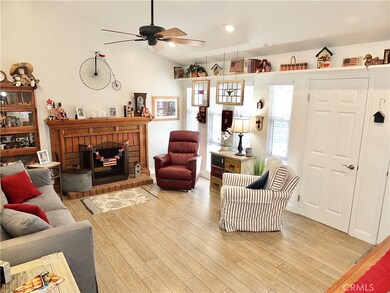 Living Room w/ Gas Burning Fireplace