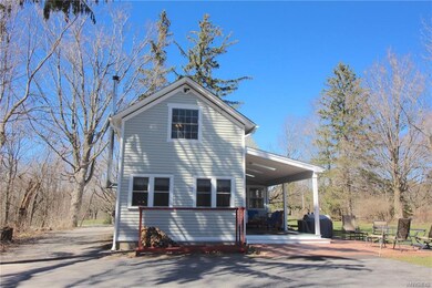 Rear exterior of home