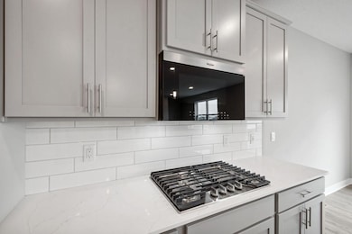 Photo of model home similar to new Henry plan, color & options will vary.