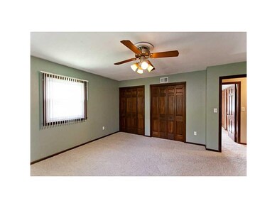 Master Bedroom. Updated lighting, his and hers clo