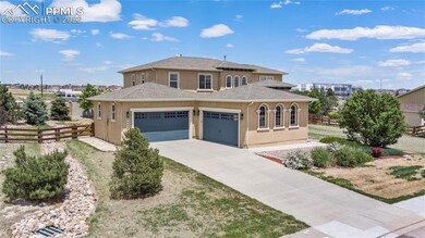 extra long driveway, 4 car garage