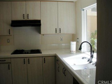 Kitchen with large window