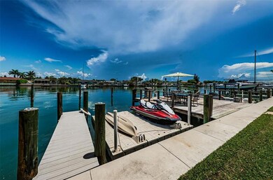 This gorgeous view of the neighborhood is situated along a wide canal that is a part of the Gulf/Bay Intracoastal System.