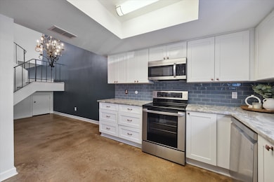 The beautiful modern kitchen with sleek stainless