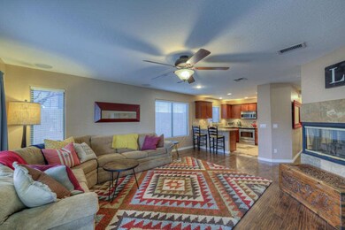 Family Room and Kitchen
