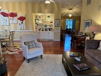 Great Room opens to dining room