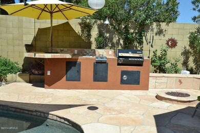 Built in BBQ with hot/cold water