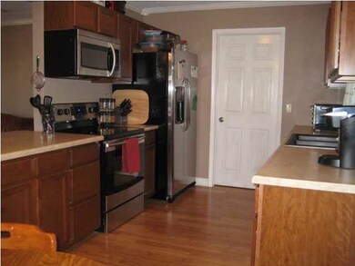 Full kitchen view--all new stainless steel applian