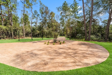 The beautiful circular driveway allows plenty of g