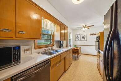 Kitchen with mid-century modern appeal - Main Level