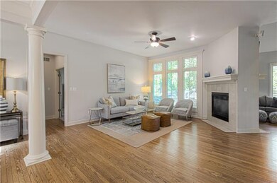 Soaring ceilings and open floor plan