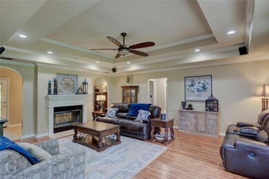 Freshly painted living room