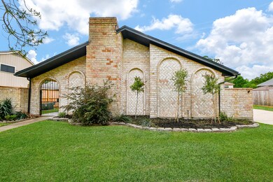 This charming home features a unique brick exterio