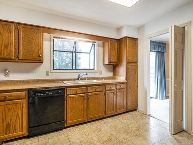 Large kitchen with tons of cabinet and countertop space!